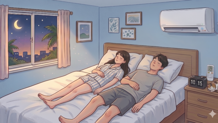 朝のだるさを解消！エアコンを賢く味方につける酷暑時代の睡眠法