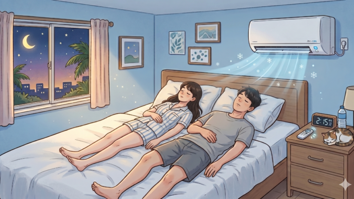 朝のだるさを解消！エアコンを賢く味方につける酷暑時代の睡眠法