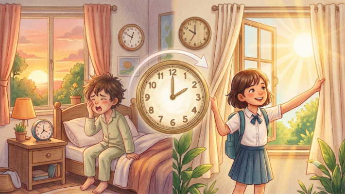 夏休み前半から勝負は始まる！<br>休み明けの不登校を防ぐ「体内時計」の整え方